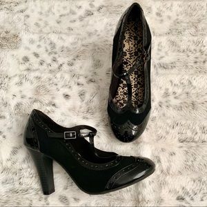 3” Maryjane blk heels